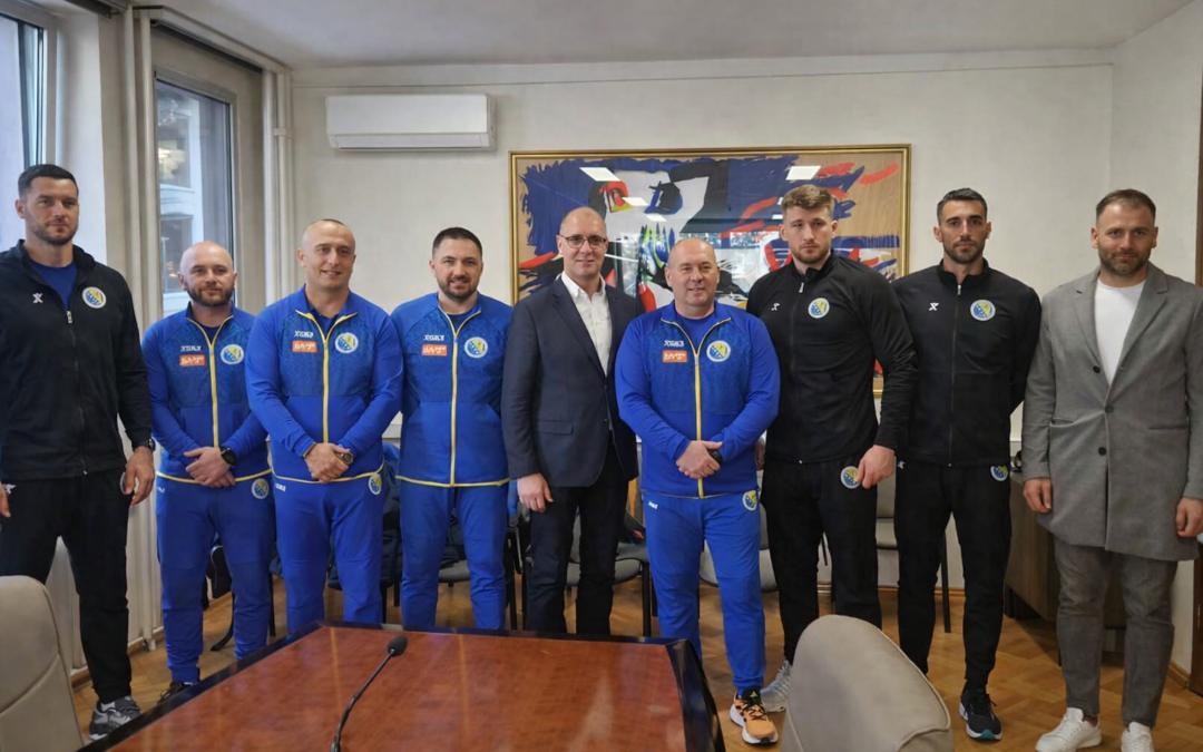 Gradonačelnik Lugavić upriličio prijem za rukometnu reprezentaciju Bosne i Hercegovine