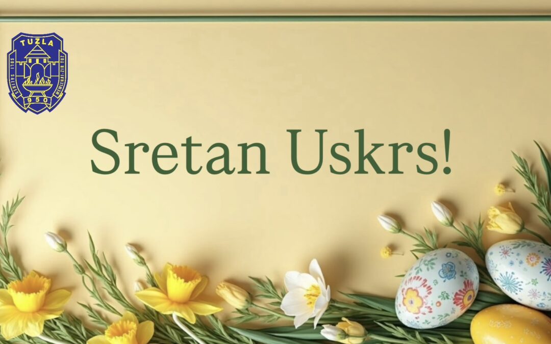 Uskršnja čestitka gradonačelnika i predsjedavajuće Gradskog vijeća Tuzle