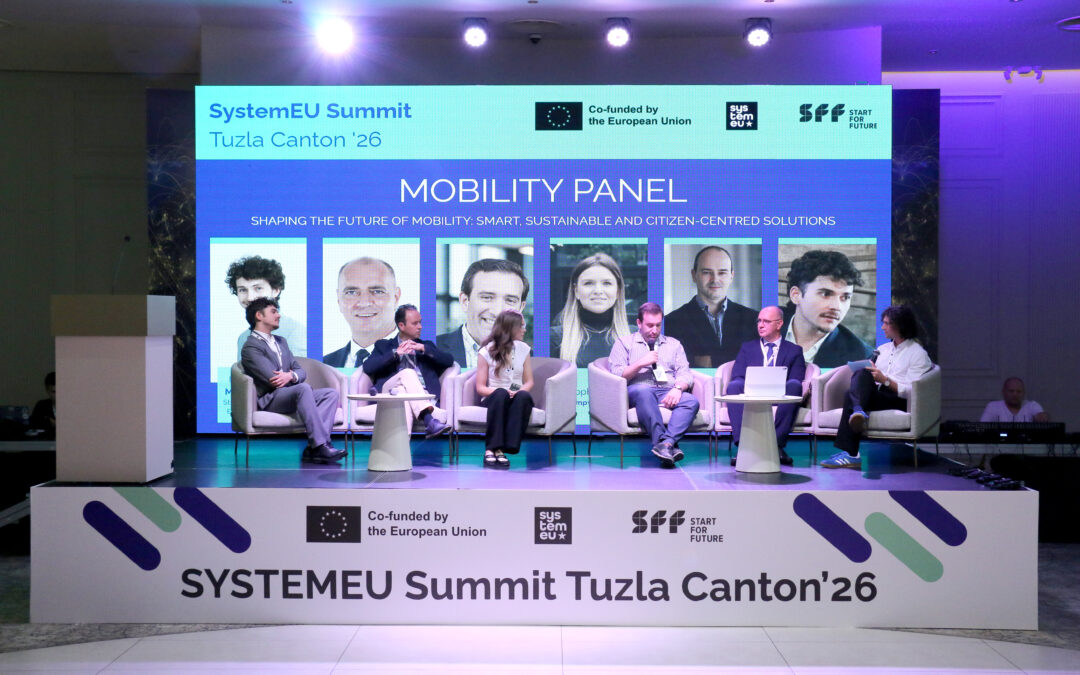 Gradonačelnik Lugavić učestvovao na panel diskusiji o budućnosti mobilnosti u okviru SYSTEMEU Summita Tuzla Canton 2026