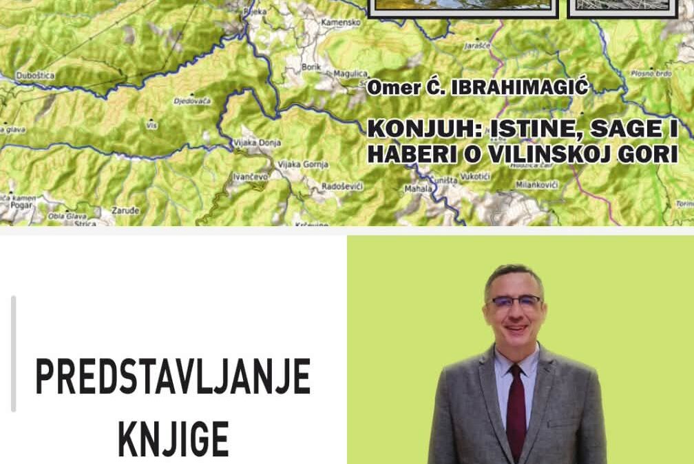 Najava promocije knjige “Konjuh: istine, sage i haberi o vilinskoj gori” autora Omera Ć. Ibrahimagića u ateljeu “Ismet Mujezinović” Tuzla