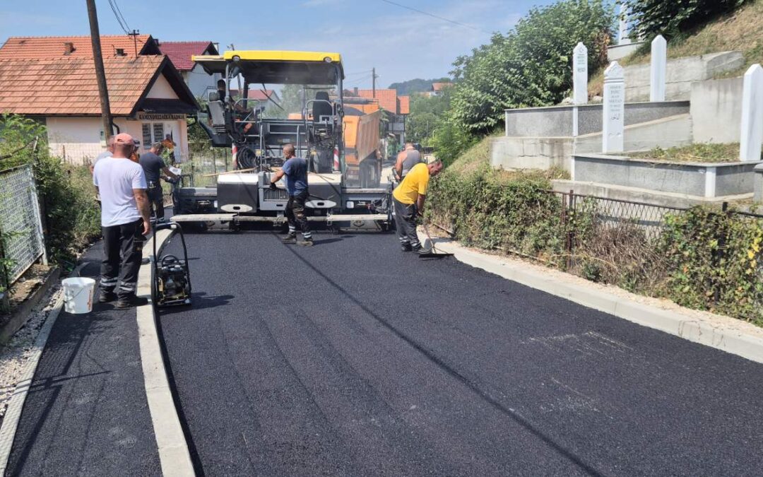 U toku završni radovi na sanaciji dijela ulica Džindić Mahala i Borić