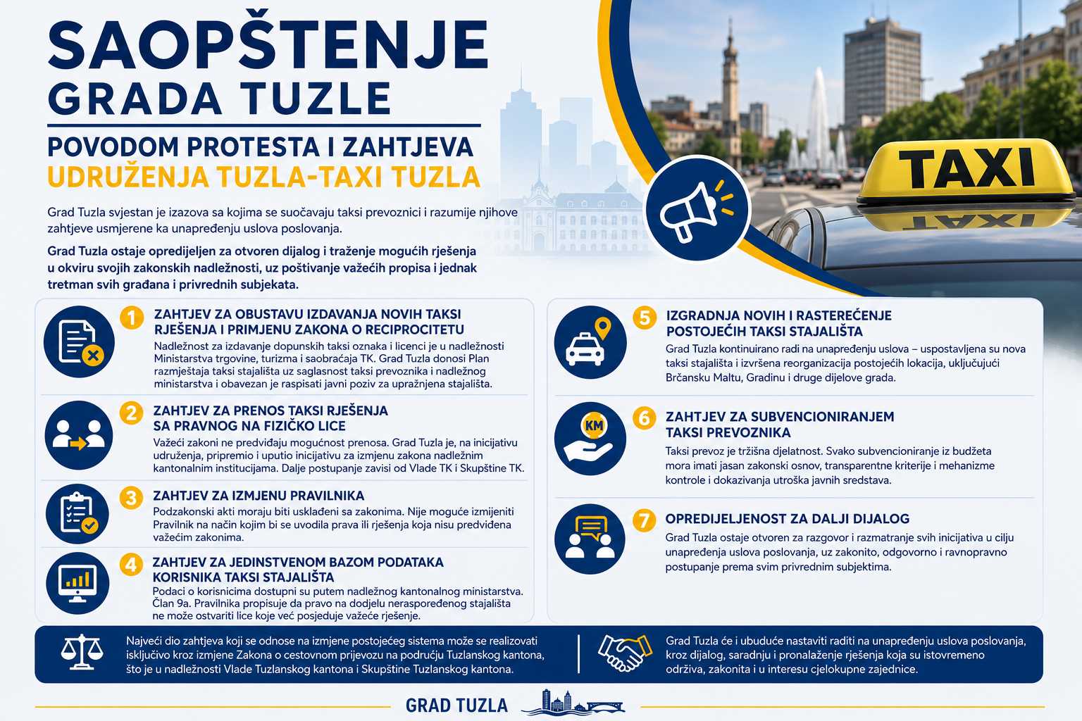 Saopstenje-Taxi