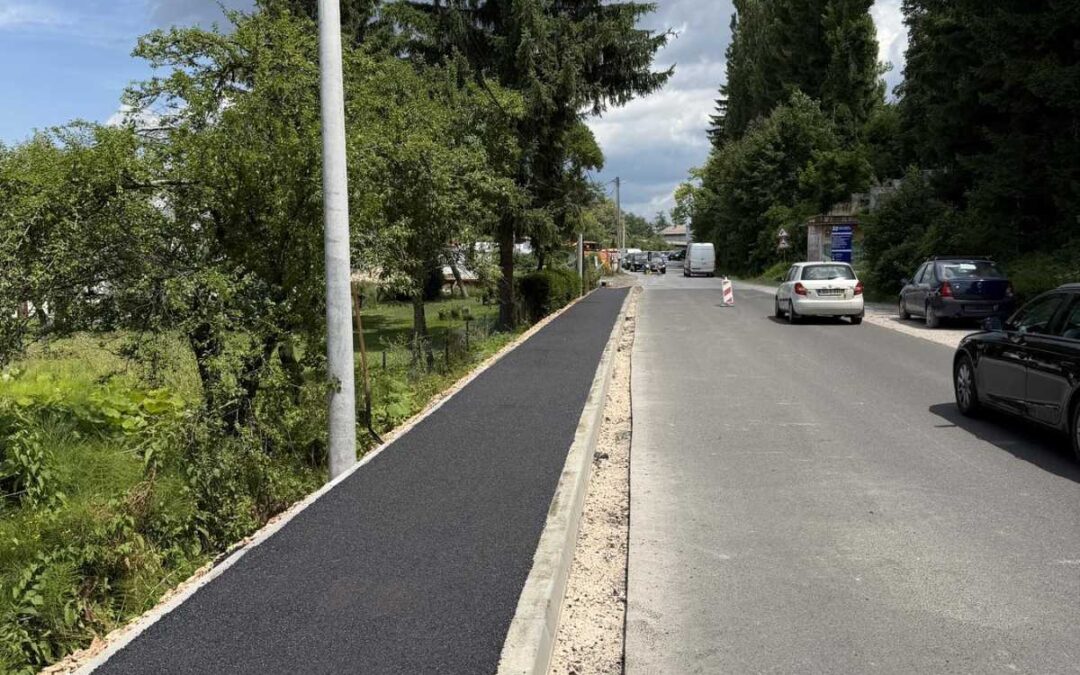 Završni radovi na sanaciji pješačkog trotoara u ulici Zvonka Cerića