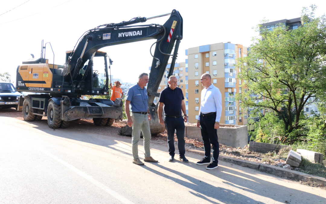 U zavrsnoj fazi sanacija klizišta i oštećenja kolovoza u naselju Bećarevac