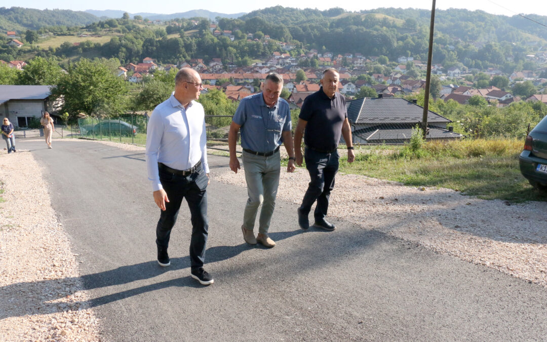 Unaprijeđena putna infrastruktura u naselju Majdan