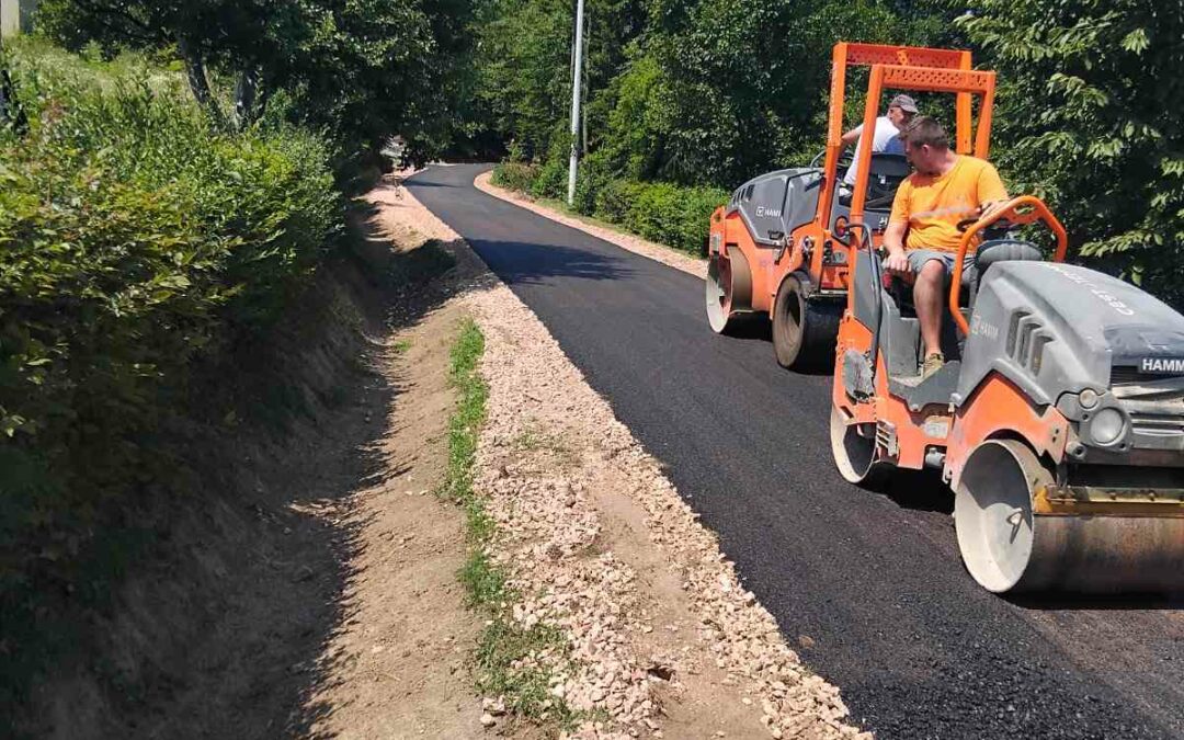 Završena sanacija i asfaltiranje puteva na tri lokacije u Tuzli