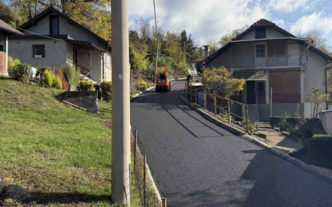U toku završni radovi na sanaciji i asfaltiranju puta u ulici Borić