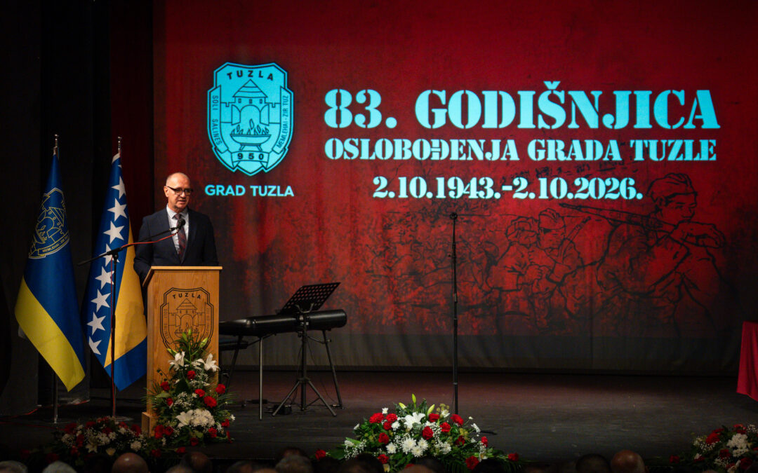 Tuzla obilježila 83. godišnjicu oslobođenja – 2. oktobar, simbol slobode, antifašizma i zajedništva