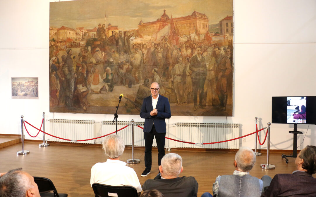 Sačuvano vrijedno umjetničko naslijeđe Tuzle: Restaurirano djelo Ismeta Mujezinovića „Oslobođenje Tuzle 1943.“